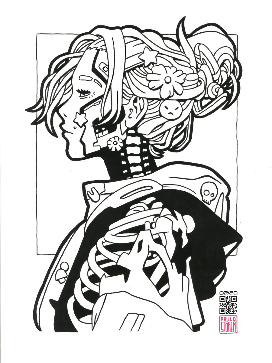 Genesis — Original Artwork Painted on Paper (30 × 40 cm)