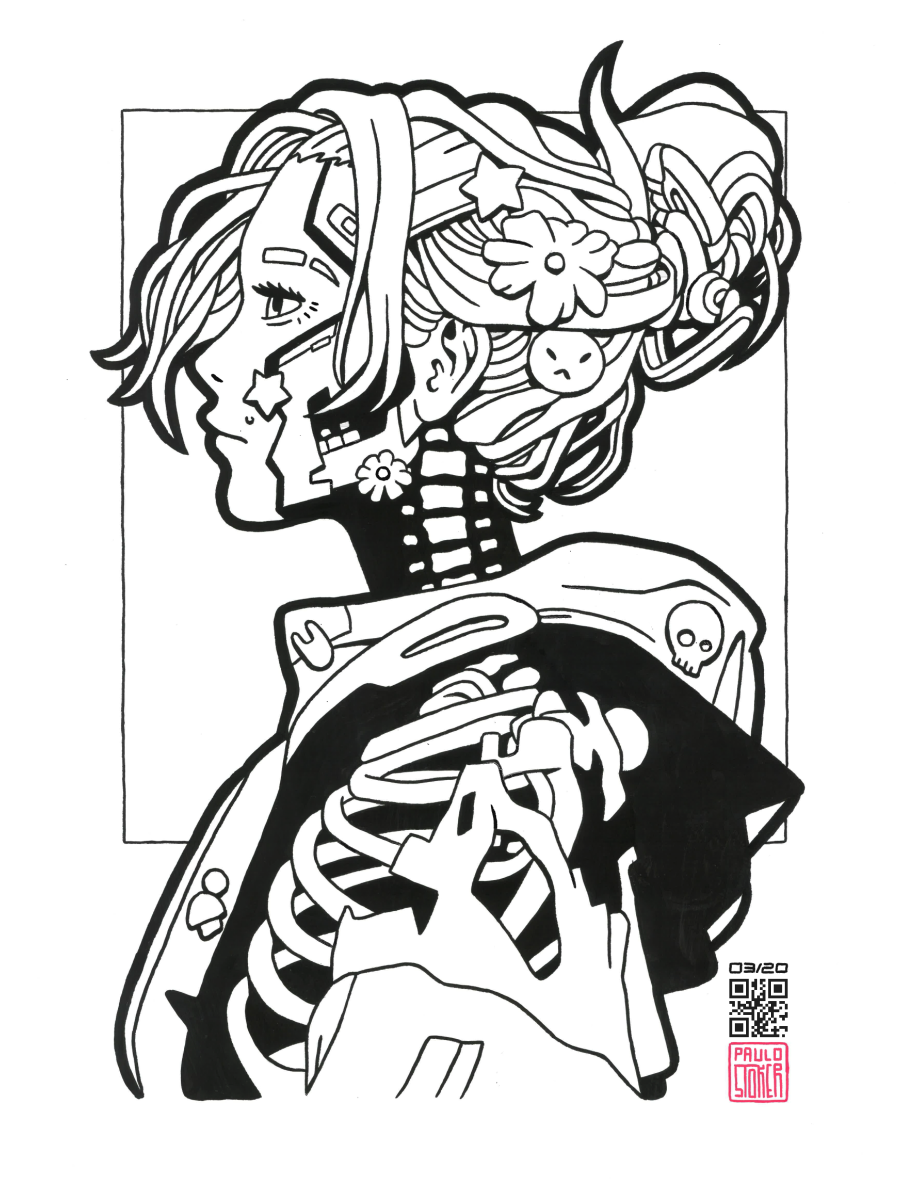 Genesis — Original Artwork Painted on Paper (30 × 40 cm)