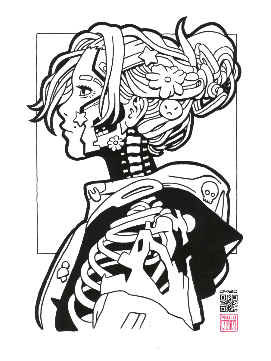 Genesis — Original Artwork Painted on Paper (30 × 40 cm)