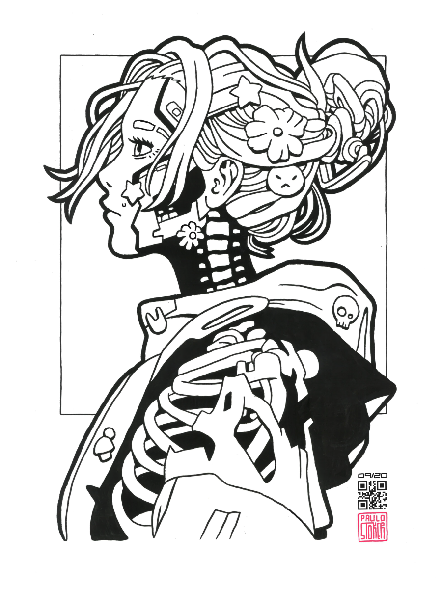 Genesis — Original Artwork Painted on Paper (30 × 40 cm)