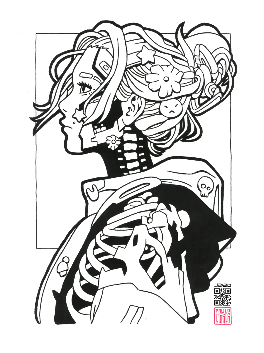 Genesis — Original Artwork Painted on Paper (30 × 40 cm)