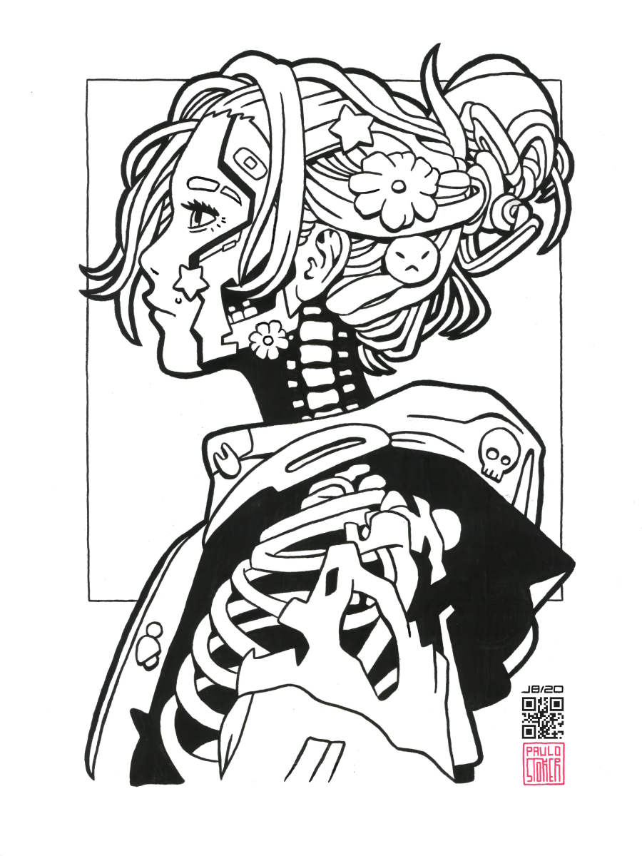 Genesis — Original Artwork Painted on Paper (30 × 40 cm)