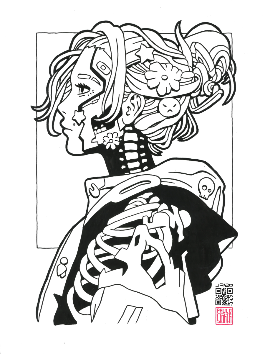 Genesis — Original Artwork Painted on Paper (30 × 40 cm)