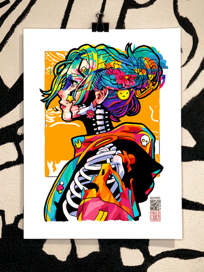 Genesis — Original Artwork Painted on Paper (30 × 40 cm)