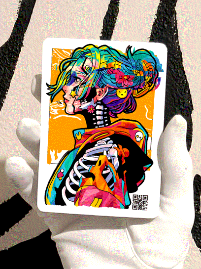 Genesis — Sticker (12 × 8,5 cm)